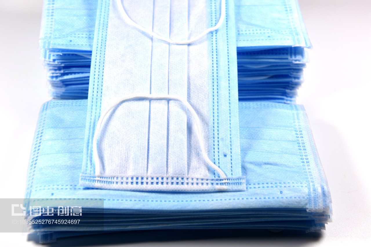 藍色一次性防病毒口罩 醫生必備的醫療防護用品
